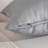 Geometric Weaving Patterns Silk Texture Throw Pillow Cover Zipper Closure Cushion Cover  Sofa