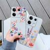 Ink Peony Wildflower Floral Clear Phone Case For Xiaomi Redmi Note 13 12 11 8 9 10 Pro 12s Shockproof Soft TPU Transparent Cover