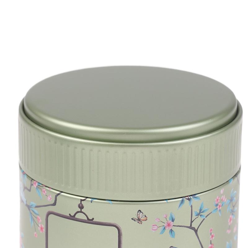 Convenient Tea Storage Container For Home Tinplate Candy Cans Tea Container Coffee Sugar Box With Lid Chinese Tea Box