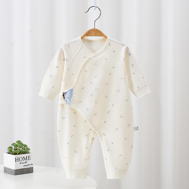 

Бесплатная доставка ромпер для новорожденных с бабочкой: Чистый хлопок, Четыре сезона, Детский боди для младенцев 0-6 месяцев 66 (11-15 lbs)