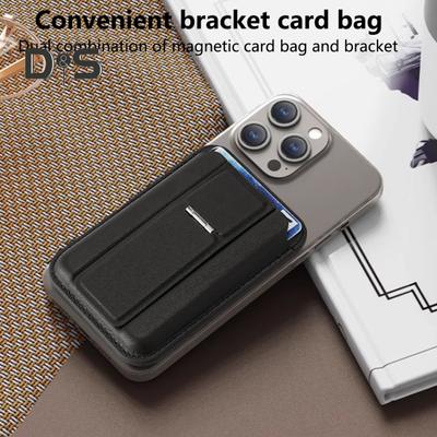 Magnetic Cell Phone Holder Stand Foldable Desktop Bracket with Magnet Ring Adjustable Phone Stand for Live Broadcast Video Recording