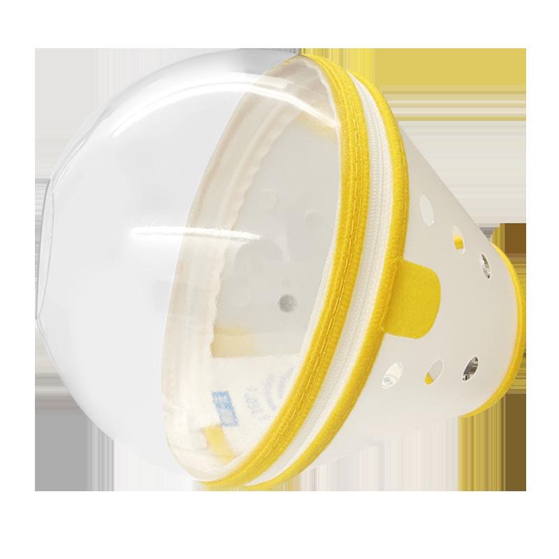 Anti-Leck- und Beiß-Elizabeth-Kragen für kleine Hunde - Vertiefte Kopfbedeckung Maulkorb zum Spazierengehen