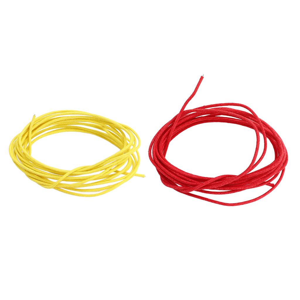 Guitar Metal Cable Metal Retro Style Professional Delicate Guitar Wire Red Yellow