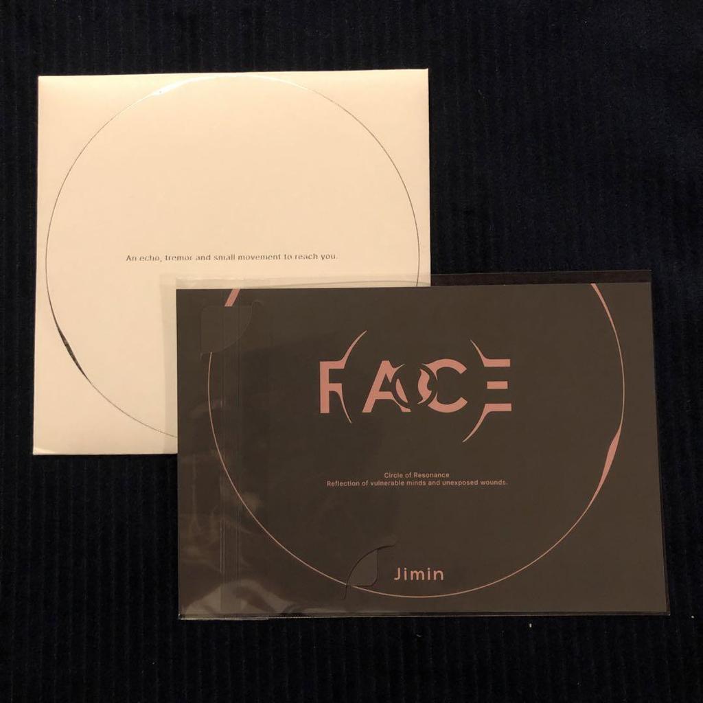 [USED] BTS Jimin Solo Album FACE Trading Card CD Photo Card JIMIN