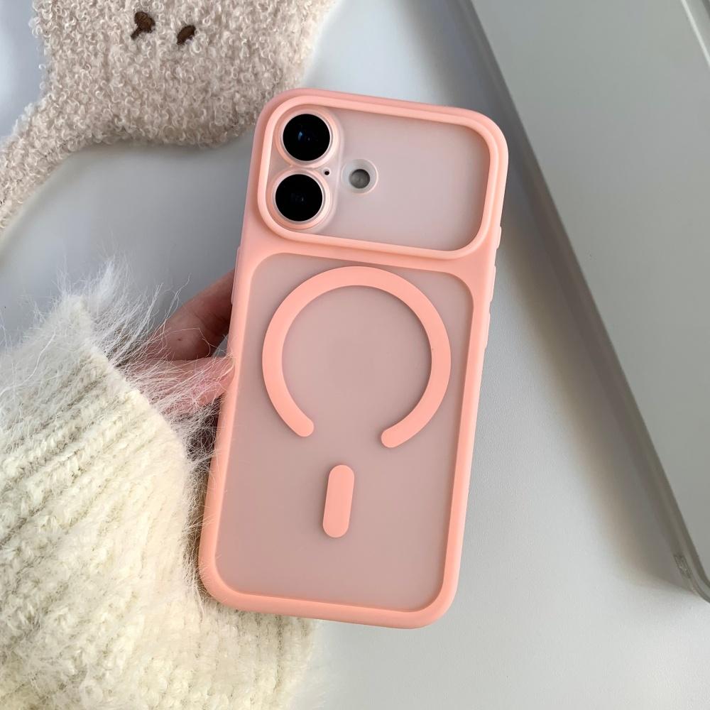 

New Matte Transparent Magnetic Phone Case for iPhone 17Pro Air 17 16 15 14 13 Pro Max For Magsafe Detachable Lens Cover iPhone 15 Pro