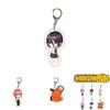 Chainsaw Man Acrylic Keychain Double Sided Printing Cartoon Character Bag Pendant