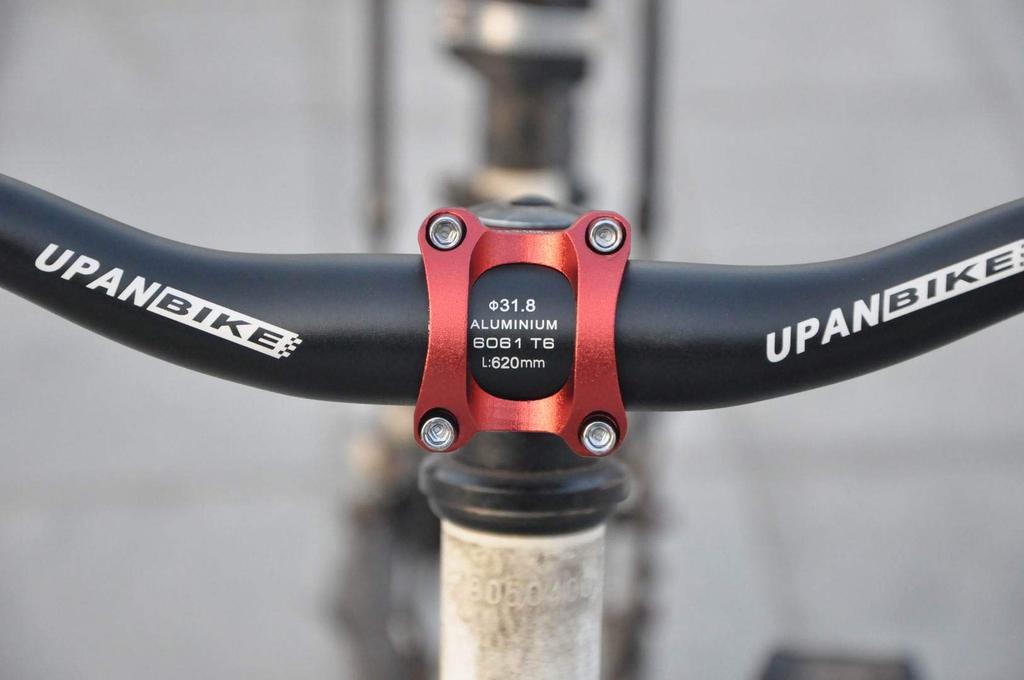 UPANBIKE Mountain Bike Aluminum 90mm Length Bike/Road Stem, High-Strength Alloy, 31.8mm28.6mm Diameter,