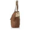 Tote Bag - Thierry Mugler - Boheme Metalic1 - Dark Taupe - Grained Imitation Leather - Woman