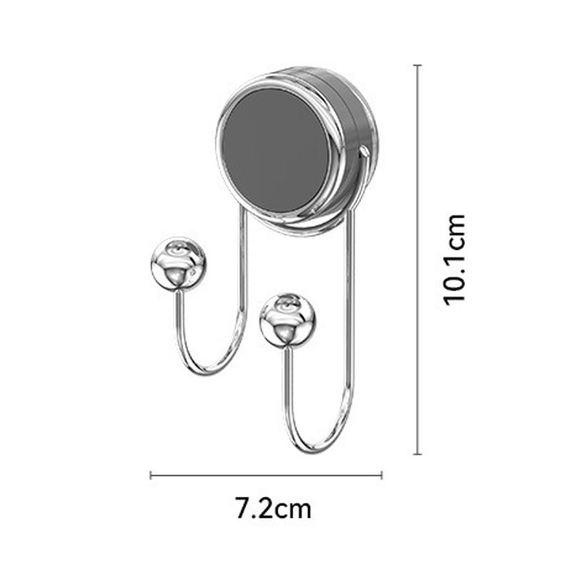Multi-function Suction Cup Hooks No Punching Wall Hooks for Hanging Clothes Hat Towel Strong Load Bearing Bathroom Kitchen Hooks
