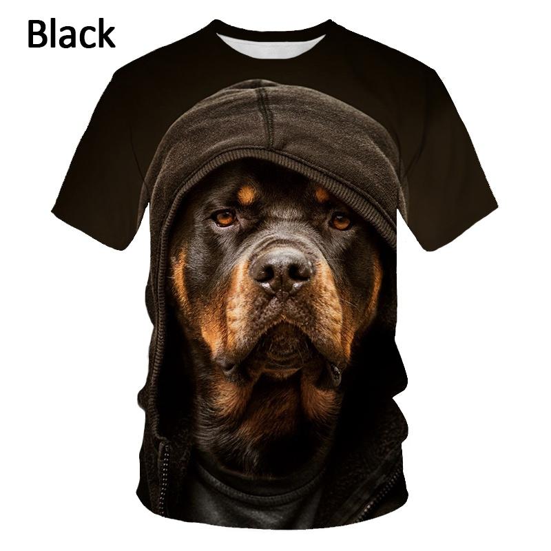 

German Shepherd Dog T Shirt 3D Cute Doggy Printed Funny Puppy T-shirt Siberian Husky Tee Shirts Short Sleeve French Bulldog Tops XXS