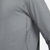 Nike Axis Performance System Logo Round Neck Long Sleeve T-Shirt Men T-Shirts Iron-Gray DR1899-068