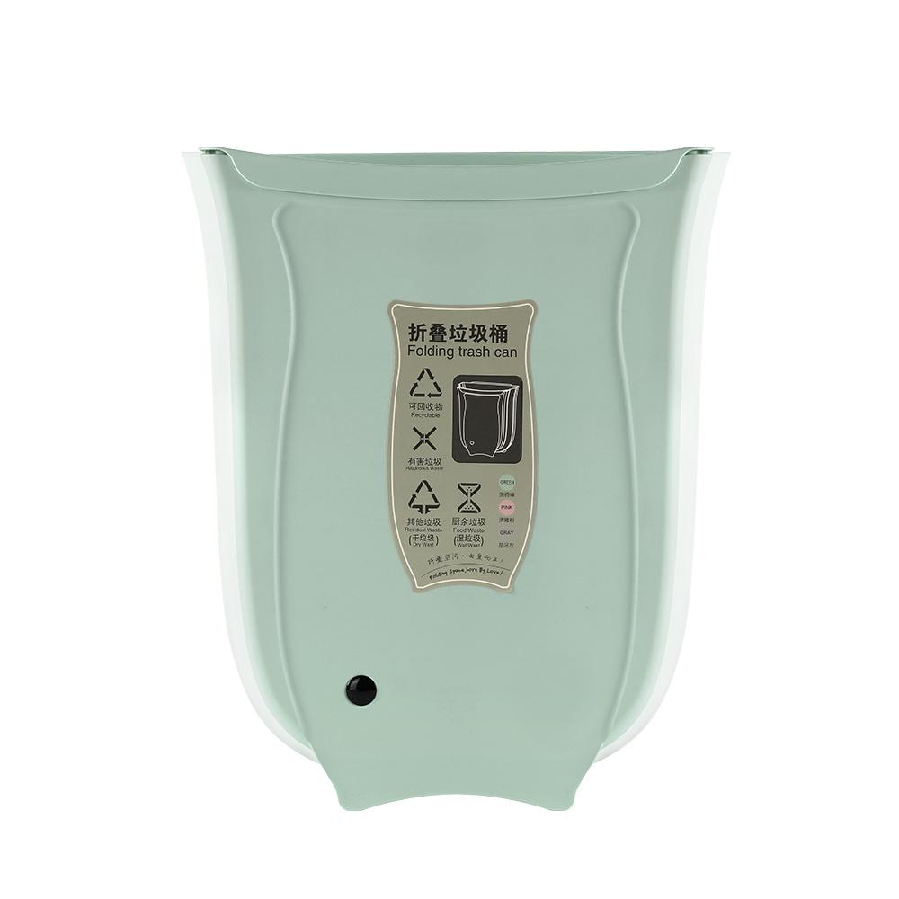 2025 New Plastic Houseware  bin  Hanging Foldable Kitchen Waste Bin trash bin 10 L
