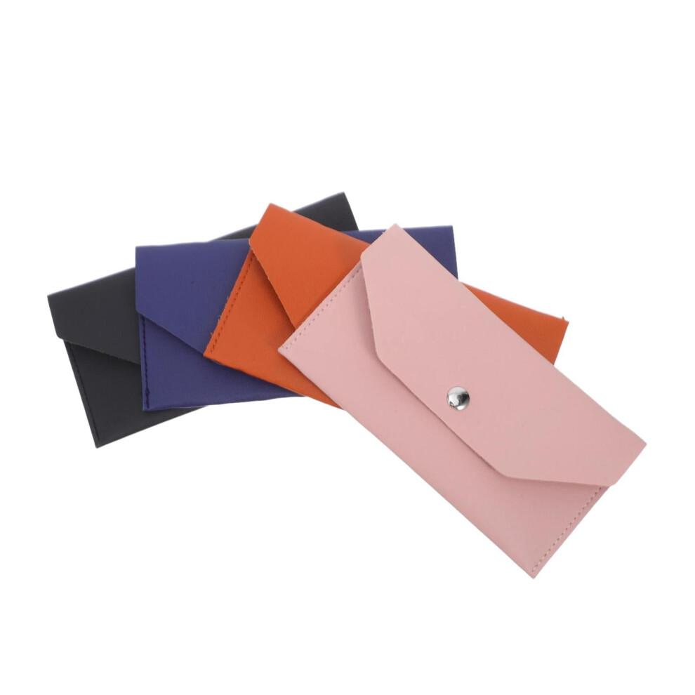 4Pcs Reusable Money Storage Pouches Compact Slim Cash Envelope Wallets for Travel