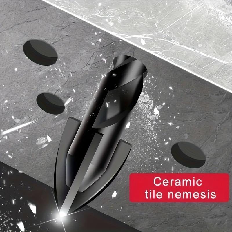 3-12mm Cross Hex Tile Drill Bit For Glass Concrete Ceramic Tile Hole Opener, Tungsten Carbide Hard Alloy Bits Set Tool