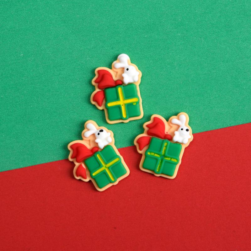 Diy Christmas Cartoon Ornament Waterproof Resin Crafts Accessories Children Gifts For Christmas