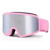 Double-layer anti-fog ski goggles, cylindrical lenses, high-definition, wide field of vision, mountaineering goggles, outdoor adult unisex ski