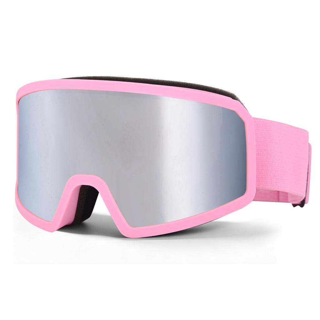 Double-layer anti-fog ski goggles, cylindrical lenses, high-definition, wide field of vision, mountaineering goggles, outdoor adult unisex ski