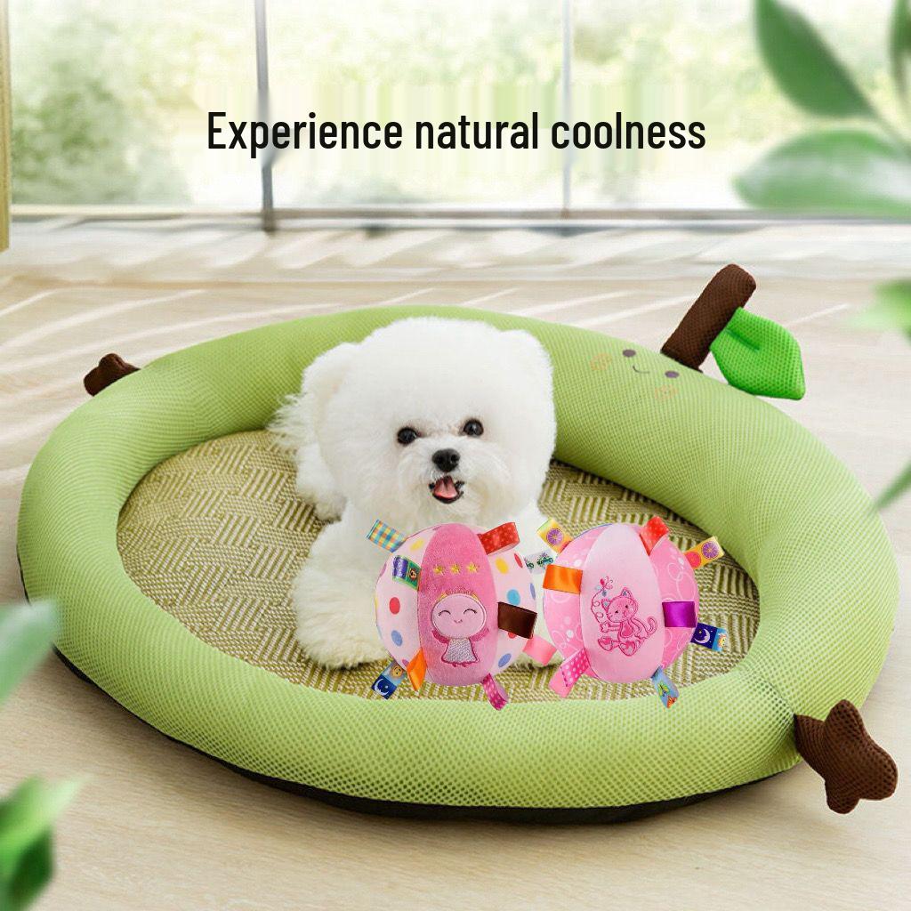 First Order Discount: Indestructible Squeaky Plush Dog Toy - Chewy, Bite-Resistant, Self-Entertainment Training Ball for Decompression