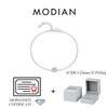 D Color Moissanite Bracelet 925 Sterling Silver Classic Minimalist Daily Link Chain Bracelet For Women Fine Jewelry