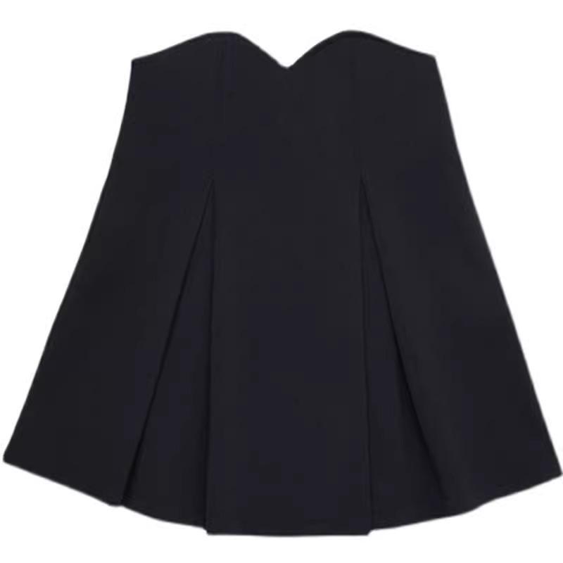 2024 Spring Women's High Waist Slim Anti-Exposure A-Line Skirt - Fashionable Korean College Style