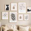 Boho Abstract Line Botanical Leaves Simplicity Posters Canvas Painting Wall Art Print Pictures Living Room Interior Home Decor
