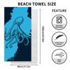 New Double-sided Velvet Beach Towel Supports Surf Towel Sports Towel