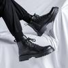 Mode Herren Business Lederstiefel Mode High Top Dicke Sohle für Herren Lässige Leder Britischer Stil Stiefeletten Herren Motorradstiefel