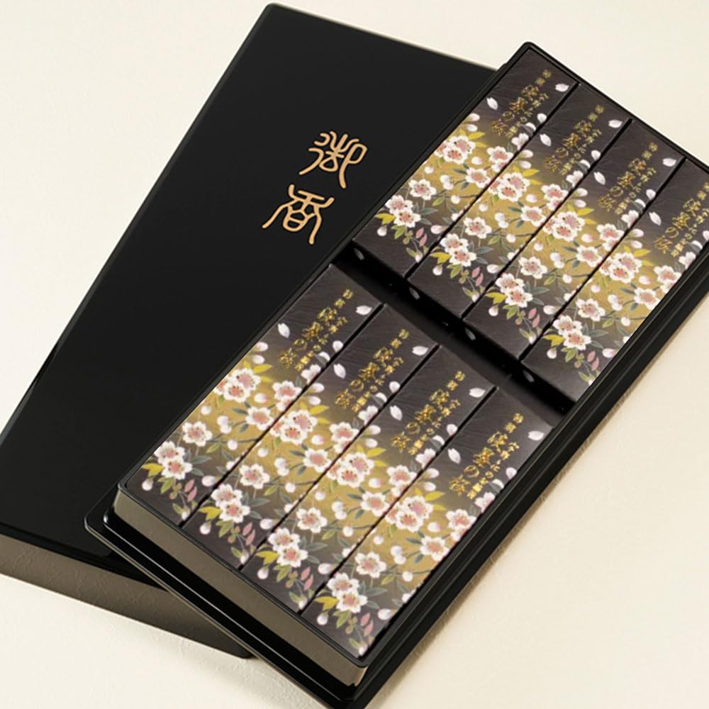 Rökelsepinnar Inslagning Sympatibrev Lackerat Specialurval Lätt Bläck Körsbärsblomma 8 Nippon med Presentetikett (Gåva) [Presentpapper, Inslagning,