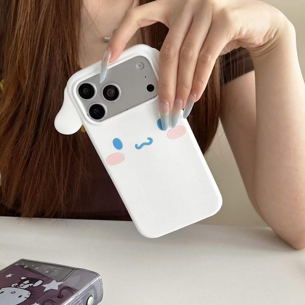 3D Cartoon Cinnamoroll Shockproof Phone Case for iPhone 14/13/Pro/ProMax