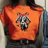 Cute Goat Pattern Printed T-Shirt Women's Goat Harajuku T-Shirt Summer Cool Fashion Women's Tops