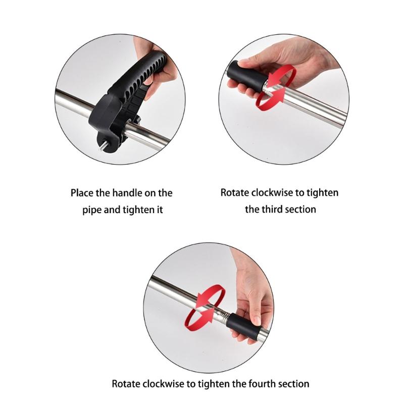 4 Section Long Handle Chicken Poop Scooper Poops Scoops With Rakes Design For Poultry Coops Cleaning And Pet Waste Removal