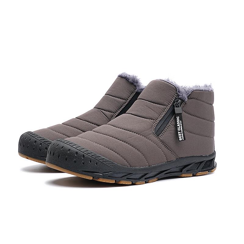 HUIZUMEI Men s Winter High-Top Warm Snow Boots 36