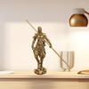 3.8inch Mini Brass Monkey Sun Statue Souvenir for Yoga Room Shelf Accessory