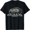 Yellowstone National Park T Shirt US Bison Buffalo Vintage T-Shirt