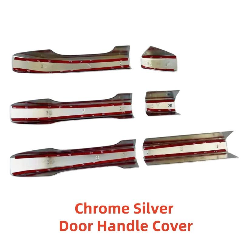 Autozubehör Für Ford TRANSIT T8  2024 2025 ABS Chrom Auto Teile Türgriffabdeckung Zierleiste Auto Dekoration Klebe-Stil