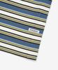 COVERNAT Multi-Stripe Crop T-Shirt Dusty Blue