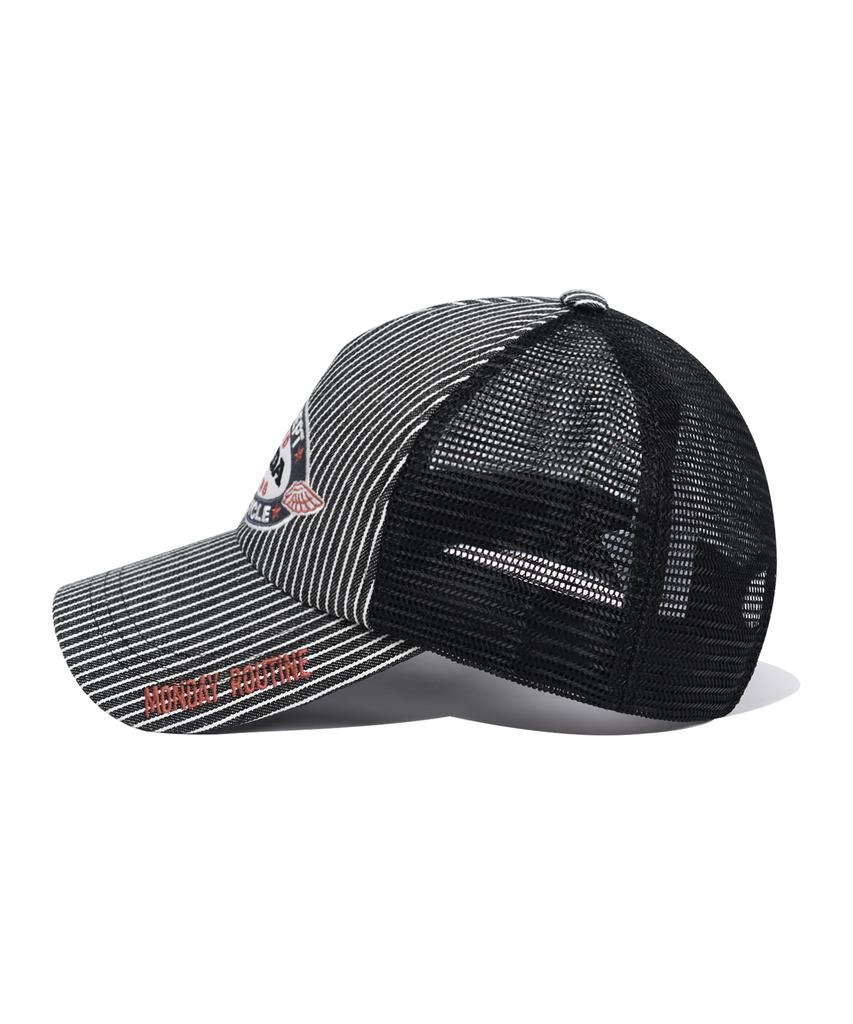 PHYPS MOTORCYCLE Honda Stripe Mesh Cap_Black