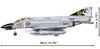 COBI Building Blocks Toy: U.S. Air Force F-4 Phantom II Fighter Plane At Midway, 1/48 Scale, 703 Pieces, Compatible with Lego [MADE IN EU], 5897