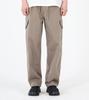 Beoteunseoul Elastic String Cotton Pants (Khaki Beige)
