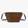 Simple Casual Bucket Bag Texture Spring and Summer New Popular Woven Fashion Single Shoulder Oblique Span Women's Bag