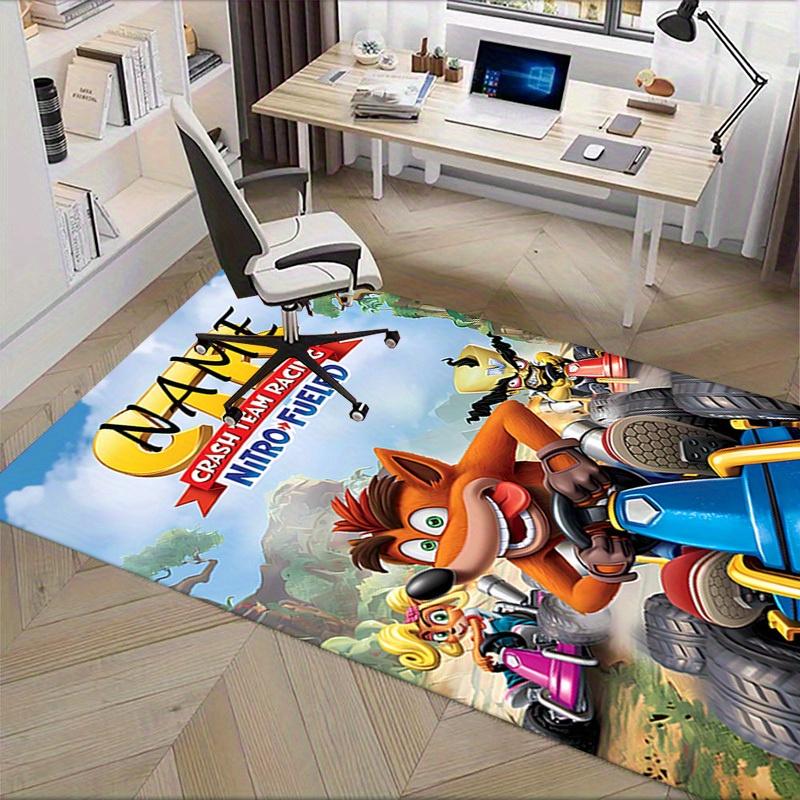 Poster Crash Team Racing Office Carpet Soft Polyester Entrance Carpet Washable Non Slip Machine Wash