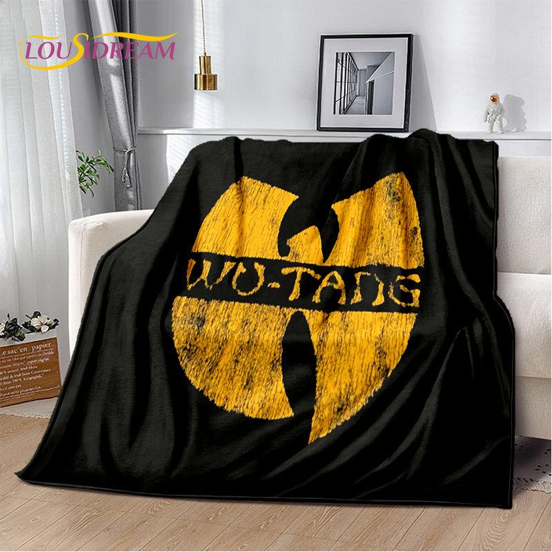 Wu T-TANG Clans Series Sign Soft Plush Blanket,Flannel Blanket Throw Blanket for Living Room Bedroom Bed Sofa Picnic Cover Kids