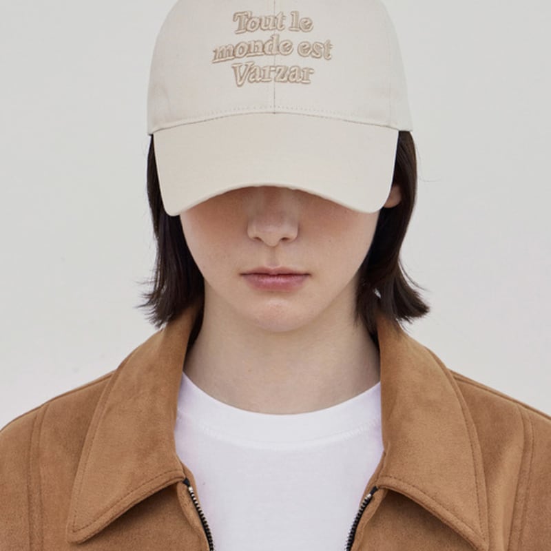 

VARZAR TMV Lettering Ball Cap [Twill Sand] FREE