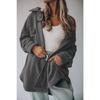 Winter Women's Fashion Long-sleeved Single-breasted Cardigan Fleece Sweater Woolen Jacket