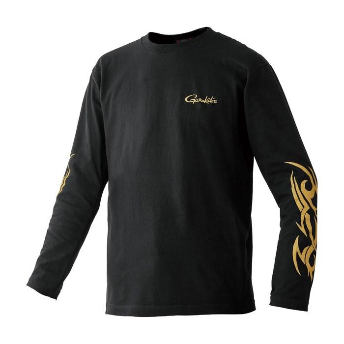 [Gamakatsu] Long Sleeve T-Shirt GM3769 Black LL