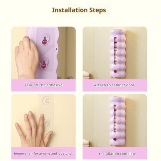 Wall Mounted Storage Box Panties Organizer with Magnetic Lid No-Punch Multifunctional Organizer for Bedroom Underwear Socks Ties Storage