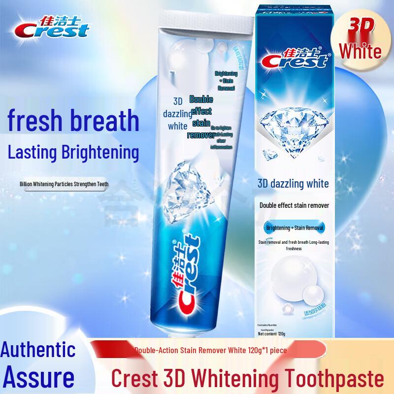

Crest 3D White Dual Action Whitening Toothpaste