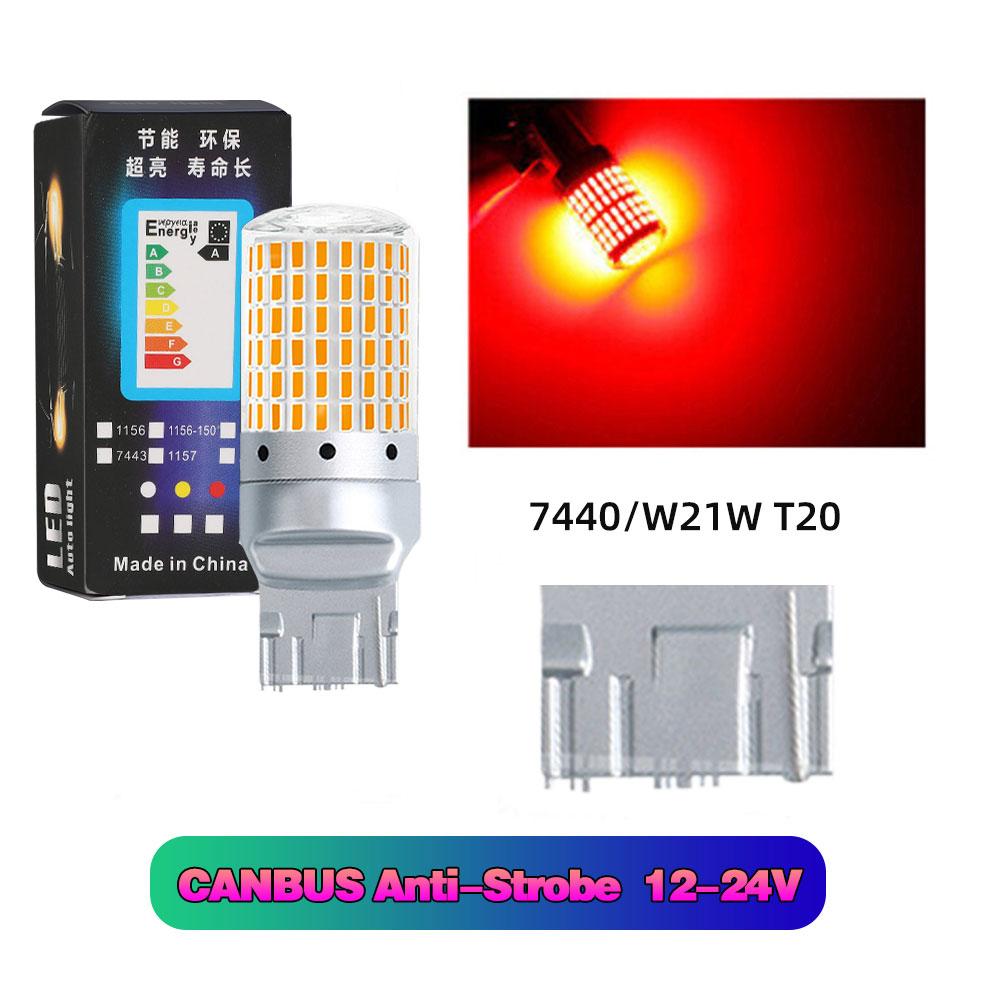 

2x 168 SMD LED Canbus 1156 PY21W BAU15S 1157 P21 BAY15D 7440 W21W For Turn Signal Light Stop Brake Lamp Car Reverse Light 2Pcs