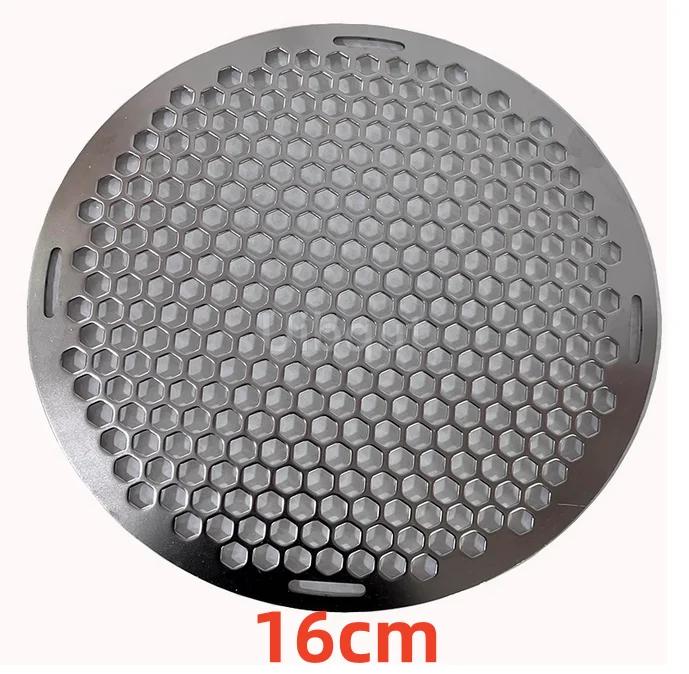15 to 60cm smooth Barbecue Round hole Cooling Baking Rack 304 Stainless Steel Wire Oven Sheet Circular BBQ Net Baking Grill
