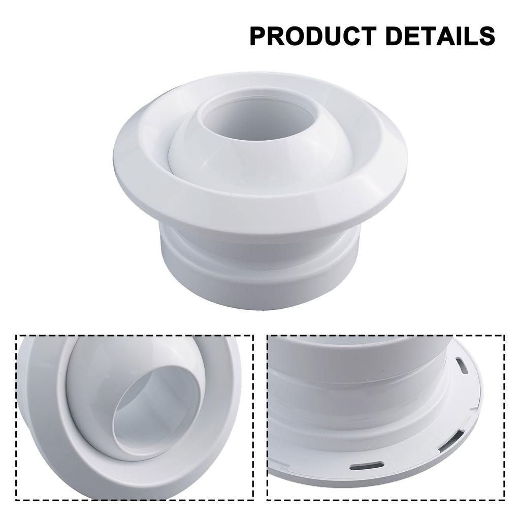 Airflow Capacity Adjustable Adjustable Decorative Design High Airflow Capacity Round Air Vent Degree Adjustable Jet Air Diffuser